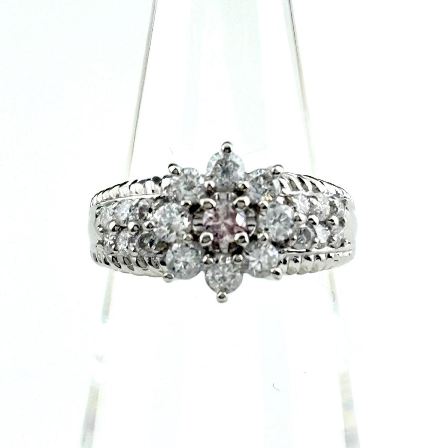 メレダイヤ デザインリング プラチナ 指輪 リング 10号 Pt900