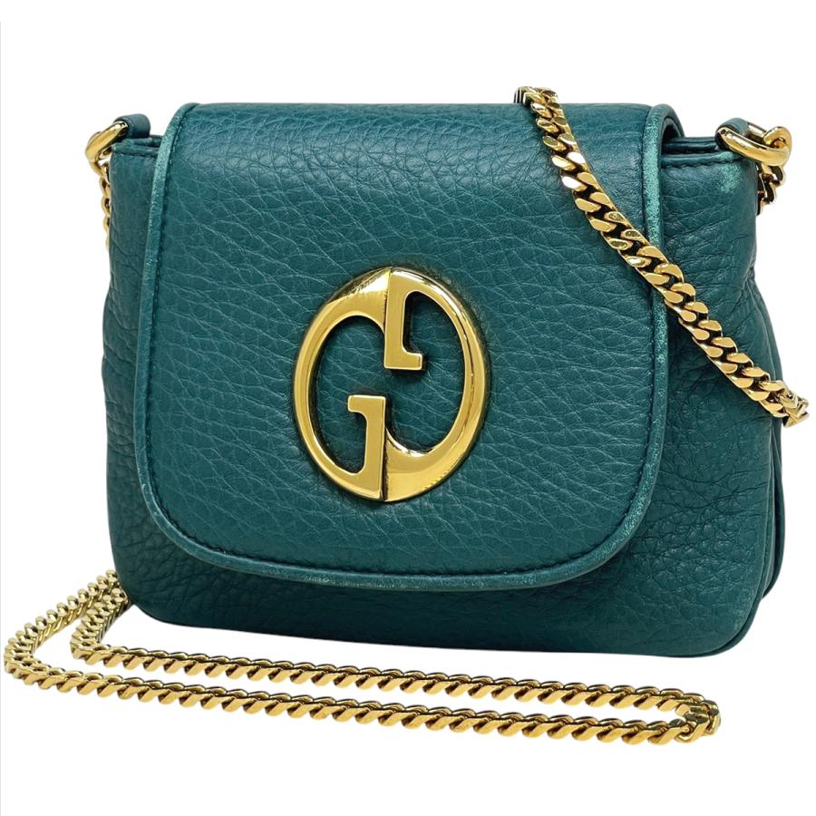 GUCCI ダブルG チェーンショルダーバッグ