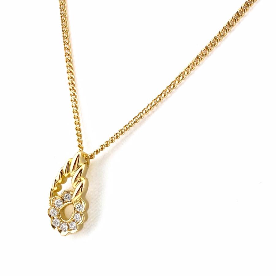 POLA ポーラ メレダイヤ デザインネックレス YG イエローゴールド  