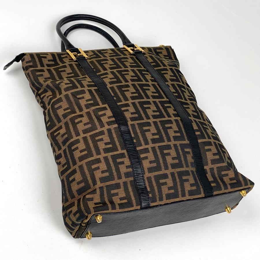 FENDI フェンディ ズッカ柄 ハンドバッグ トートバッグ