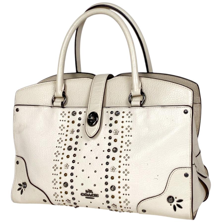 COACH（コーチ） バンダナ リベット マーサー サッチェル ハンドバッグ