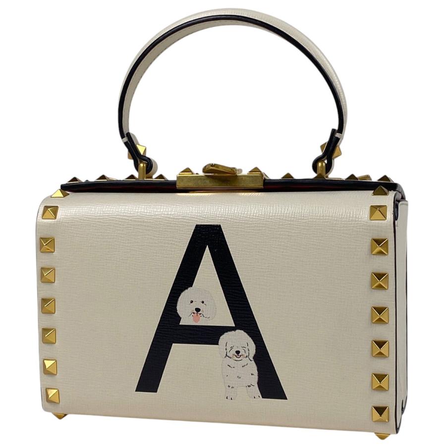VALENTINO アルコーブ 2way レザー ショルダー バッグ ヴァレンティノ・ガラヴァーニ ロックスタッズ アルコーブ