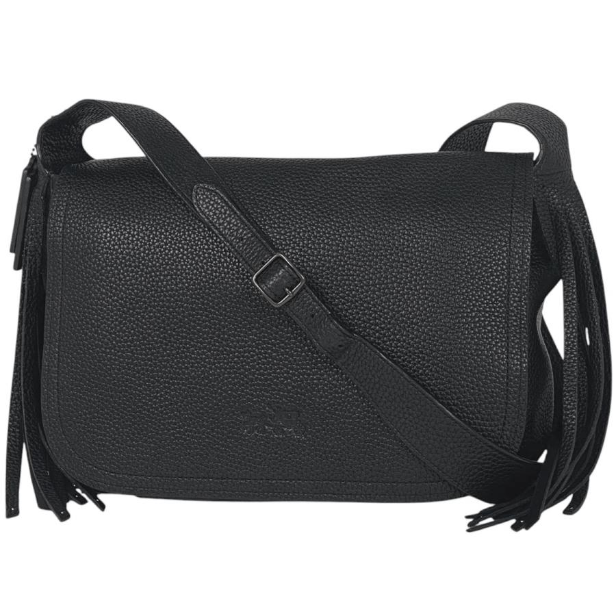 COACH（コーチ） ロゴ ショルダーバッグ ダコタ 馬車柄 フリンジ