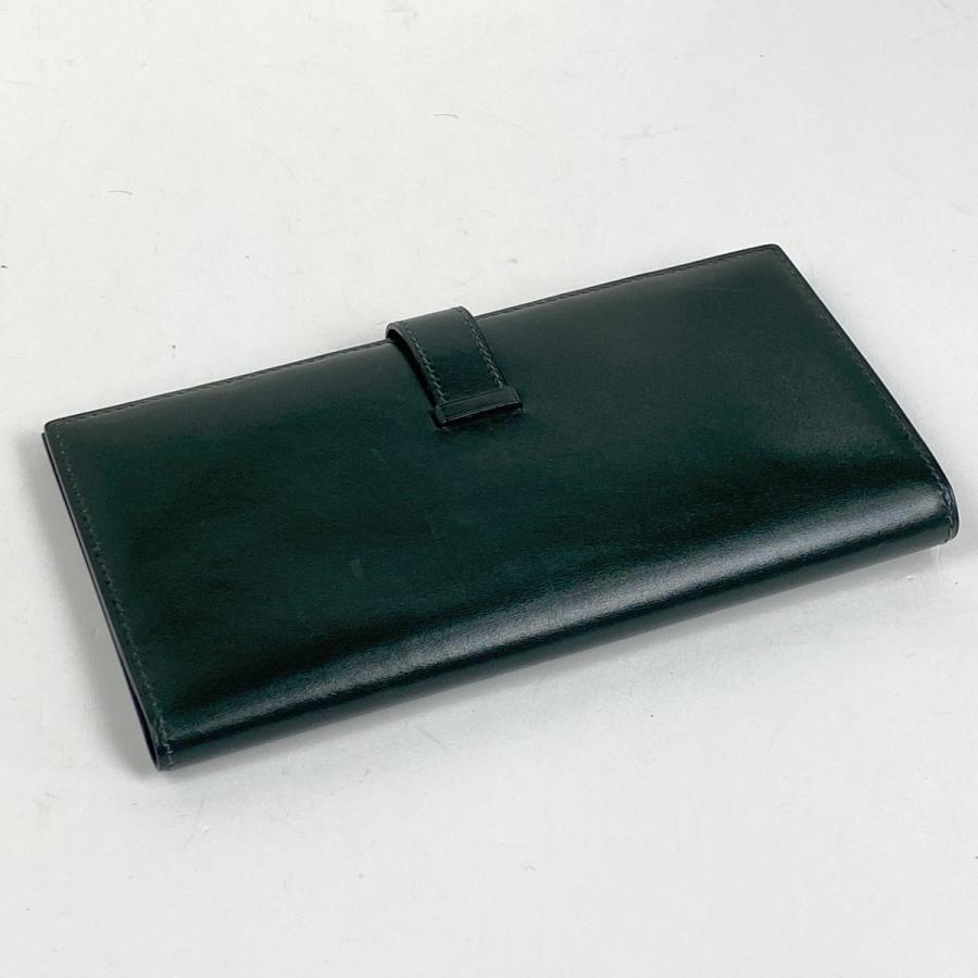 HERMES エルメス ベアン クラシック Hロゴ 長財布 ボックス