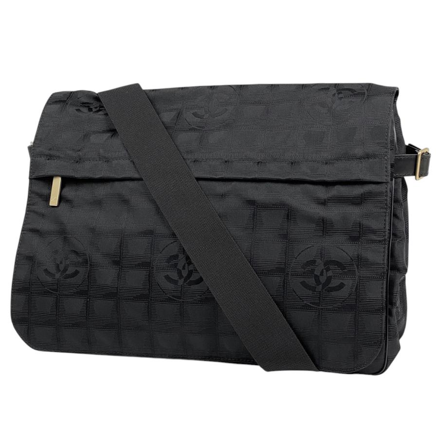 CHANEL シャネル ニュートラベルライン ショルダーバッグ ブラック