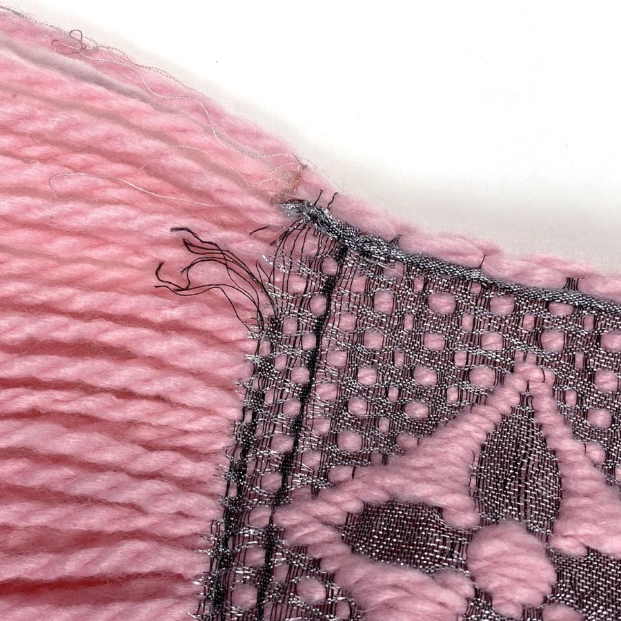 ルイヴィトン エシャルプロゴマニア マフラー フリンジ モノグラム ピンク LOUIS VUITTON ルイ・ヴィトン Louis Vuitton エシャルプ ロゴ