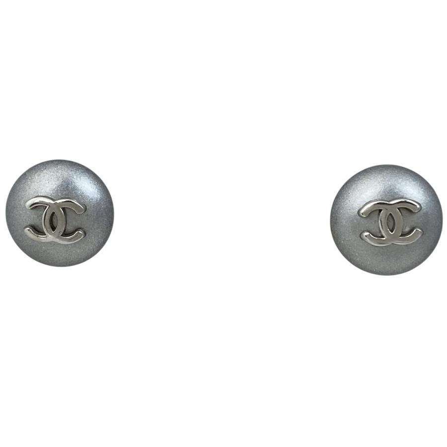 CHANEL（シャネル） ココマーク ラウンド ピアス 丸型 ピアス シルバー