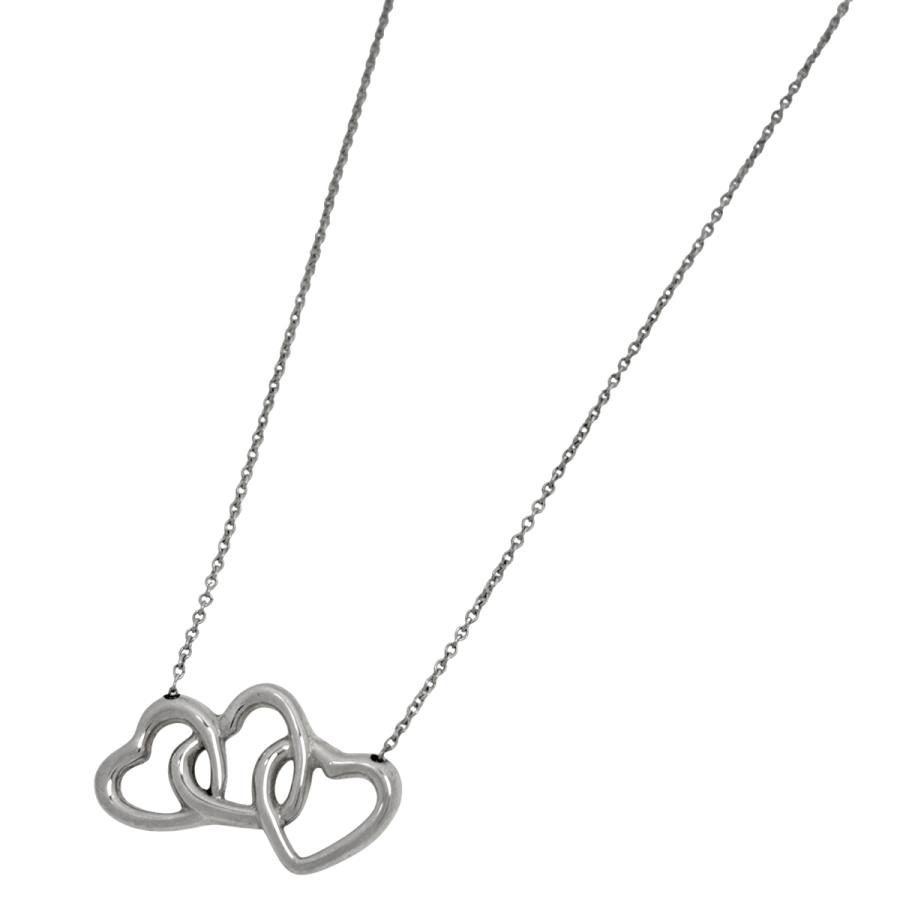 TIFFANY&Co.（ティファニー） トリプルハート ネックレス シルバー950