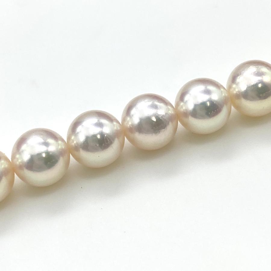 ミキモト ！シルバー　パールデザインネックレス　美品 MIKIMOTO ミキモト パール デザインネックレス シルバー 真珠