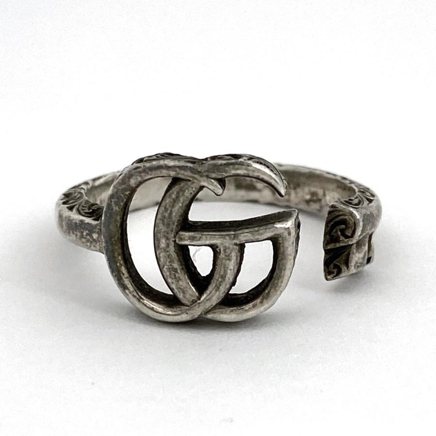 【新品磨き】GUCCI GGマーモント ダブルG リング 19号 GUCCI（グッチ） GUCCI GGマーモント リング 指輪 ダブルG リング 19号