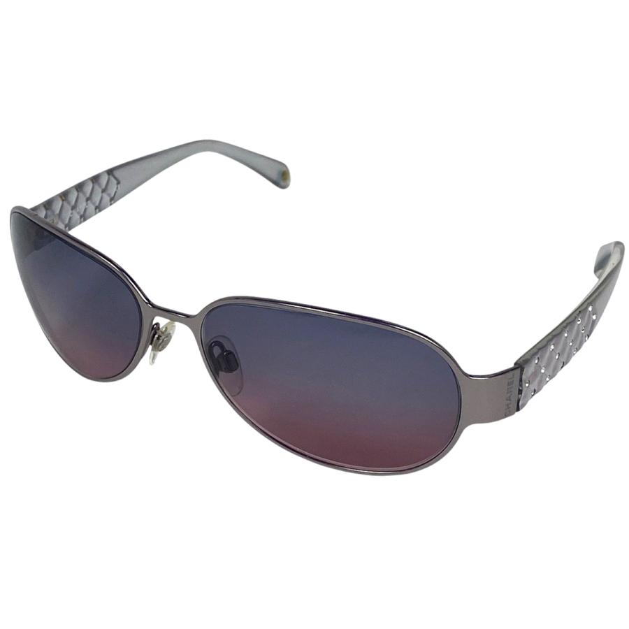 CHANEL シャネル ココマーク サイドラインストーン サングラス  