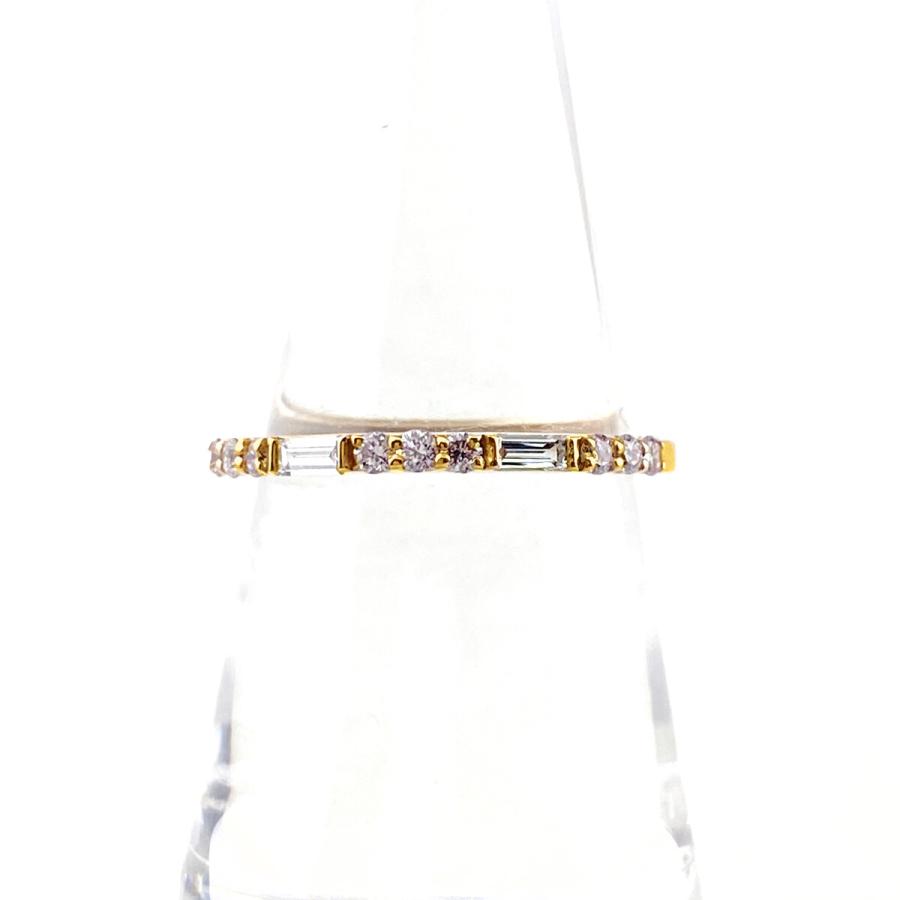 メレダイヤ デザインリング PG ピンクゴールド 指輪 リング 12.5号 K18