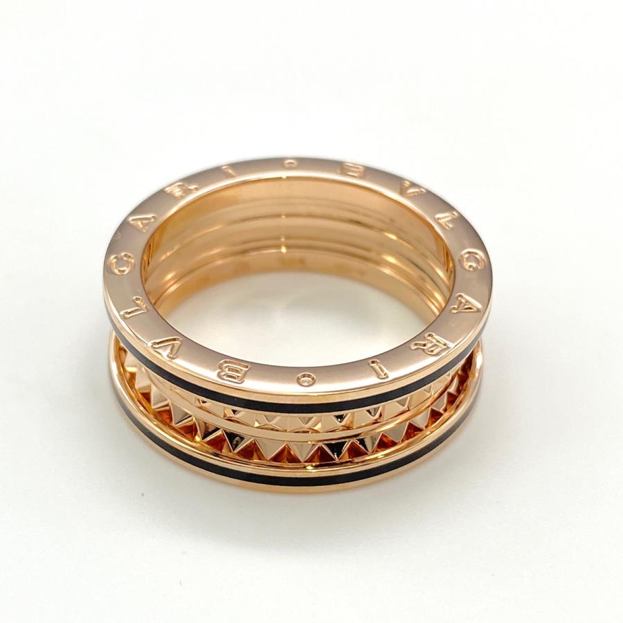 BVLGARI ローズゴールド リング Rose gold BVLGARI BVLGARI Ring with 0.28 ct Diamonds