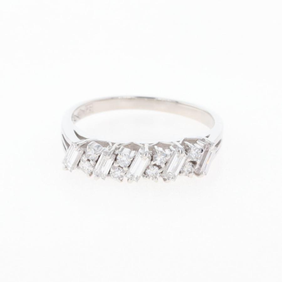 メレダイヤ デザインリング プラチナ 指輪 リング 11号 Pt900  