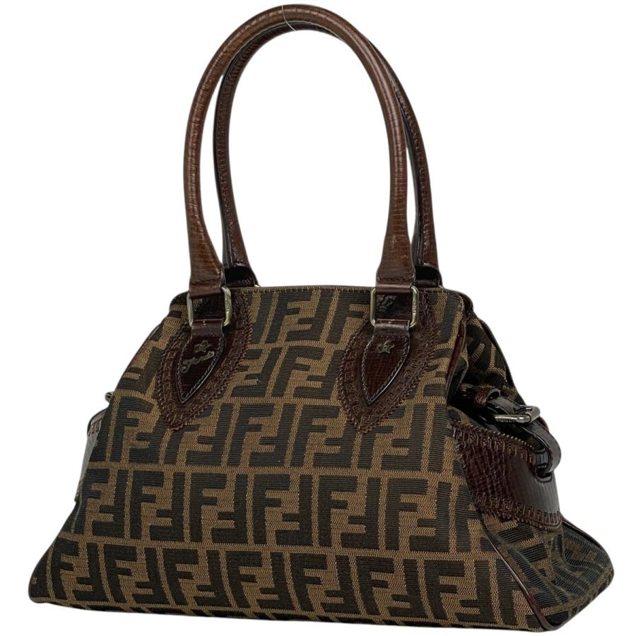 FENDI フェンディ エトニコ ハンドバッグ ズッカ柄 トート