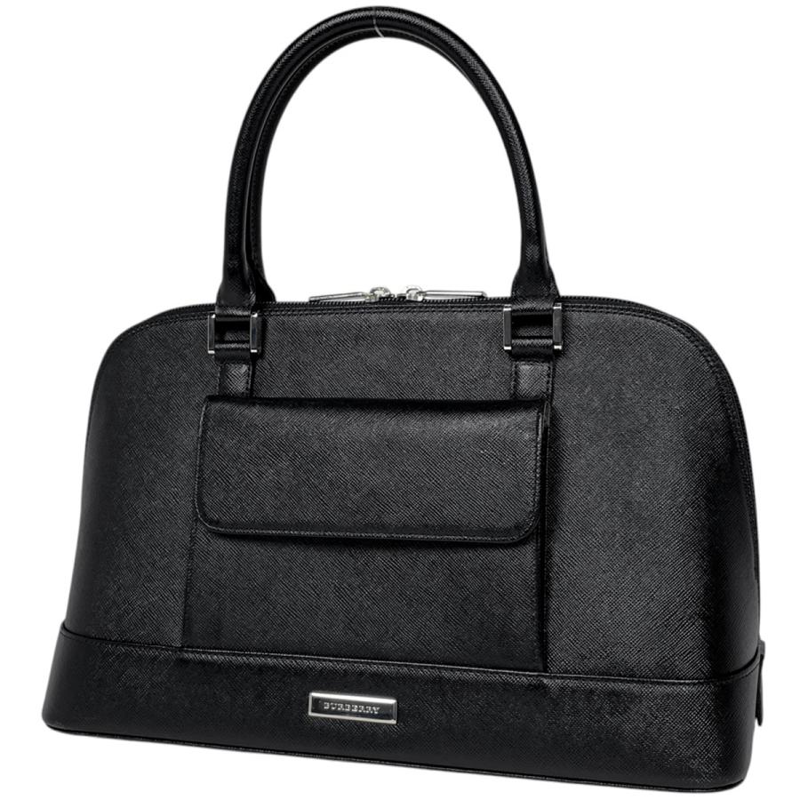 ✨近年モデル✨バーバリー ハンドバッグ 2way ロゴプレート レザー 黒 ✨近年モデル✨バーバリー ハンドバッグ 2way ロゴプレート レザー 黒