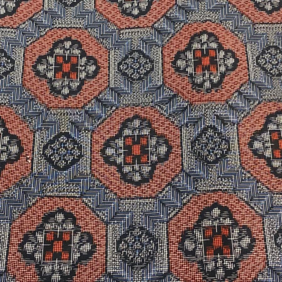 未使用の反物 定価12.8万◆東京都指定技術工芸品 村山大島紬 正絹100% □未使用の反物 1970年代 定価12.8万！東京都指定技術工芸品