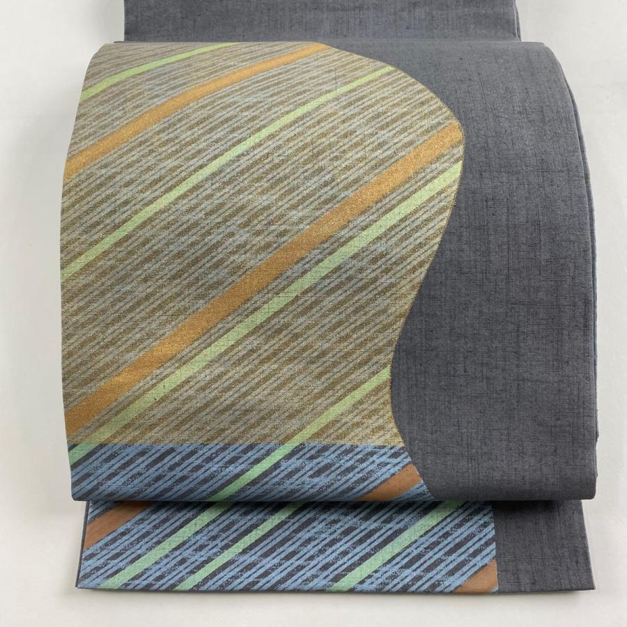 すくい織　櫛織　お太鼓柄　軽量　洒落袋帯　モール織　帯締めセット 楽天市場】袋帯 手織り 櫛織 新品 お茶席帯 カジュアル帯 （3330