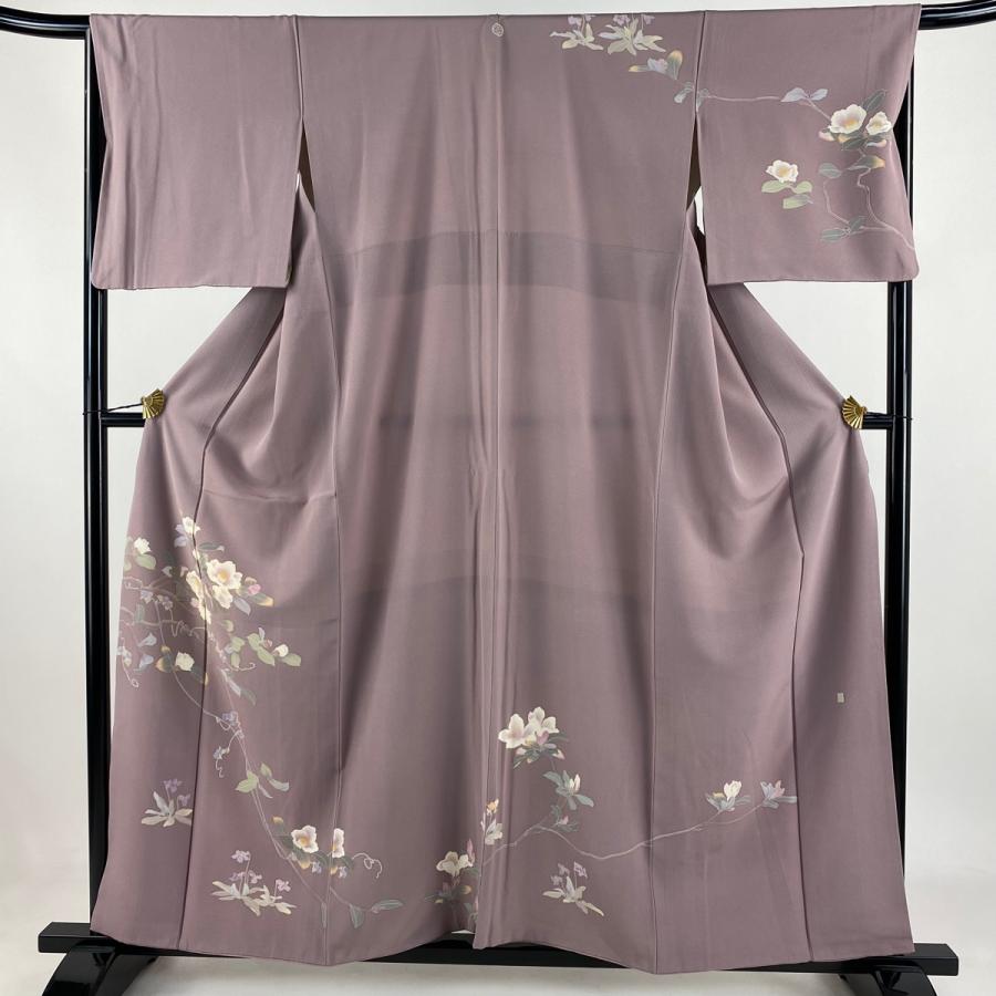 【美品】 訪問着 身丈157.5cm 裄丈67cm 正絹 名品 【中古】 訪問着 身丈157.5cm 裄丈67cm 正絹 美品 名品 【中古】 訪問着 身丈