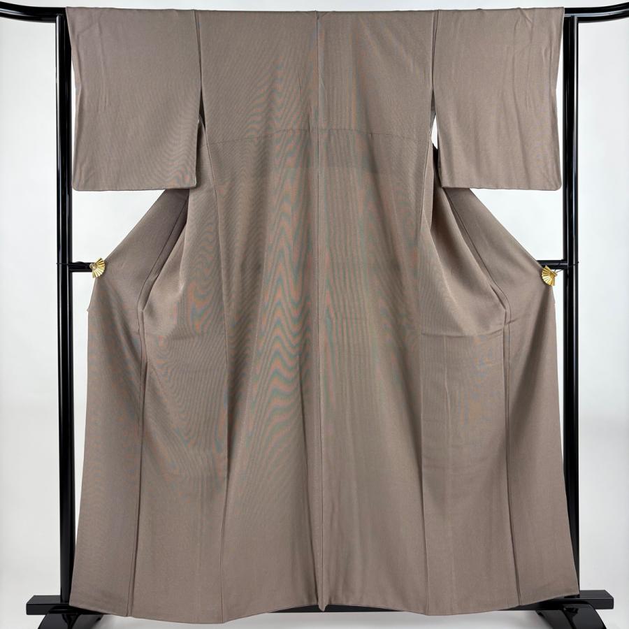 縫い絞りに片寄せ模様◆袷◆正絹◆小紋 縫い絞りに片寄せ模様◇袷◇正絹◇小紋