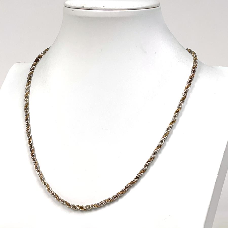 TIFFANY&Co.（ティファニー） ツイスト チェーン ネックレス コンビ