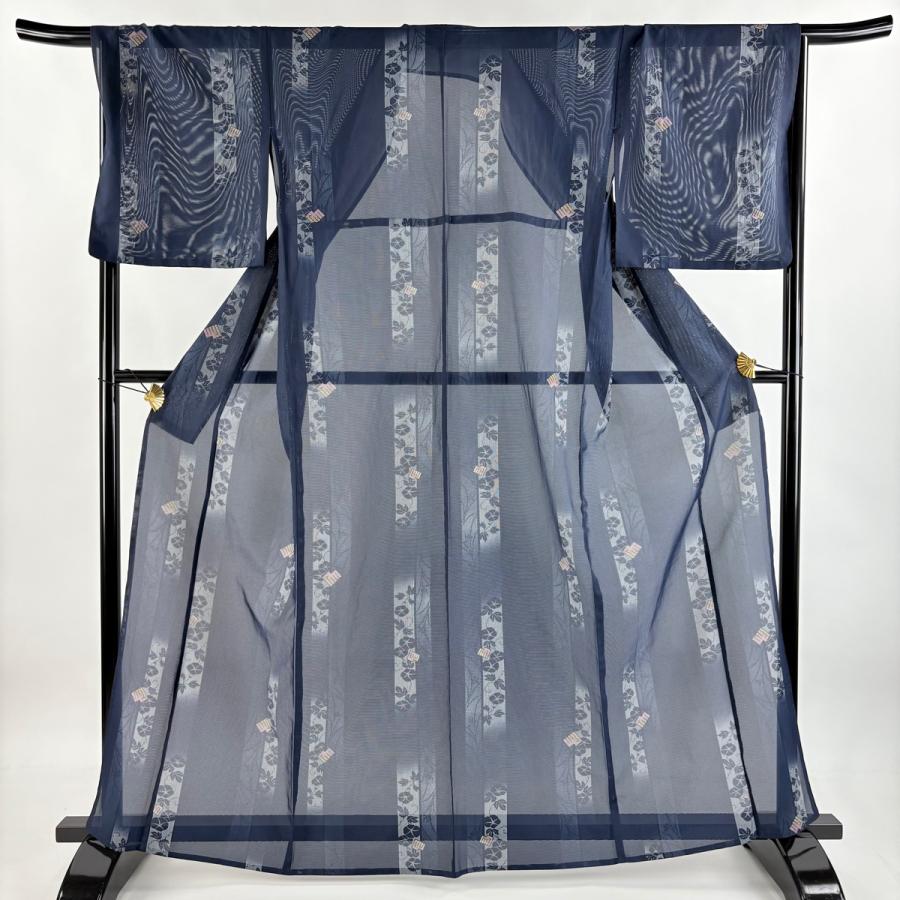 ★専用★美品 小紋 墨流し 鉄紺色 身丈170.0cm 裄丈69.0cm 袷 美品 小紋 墨流し 鉄紺色 身丈170.0cm 裄丈69.0cm 袷 正絹