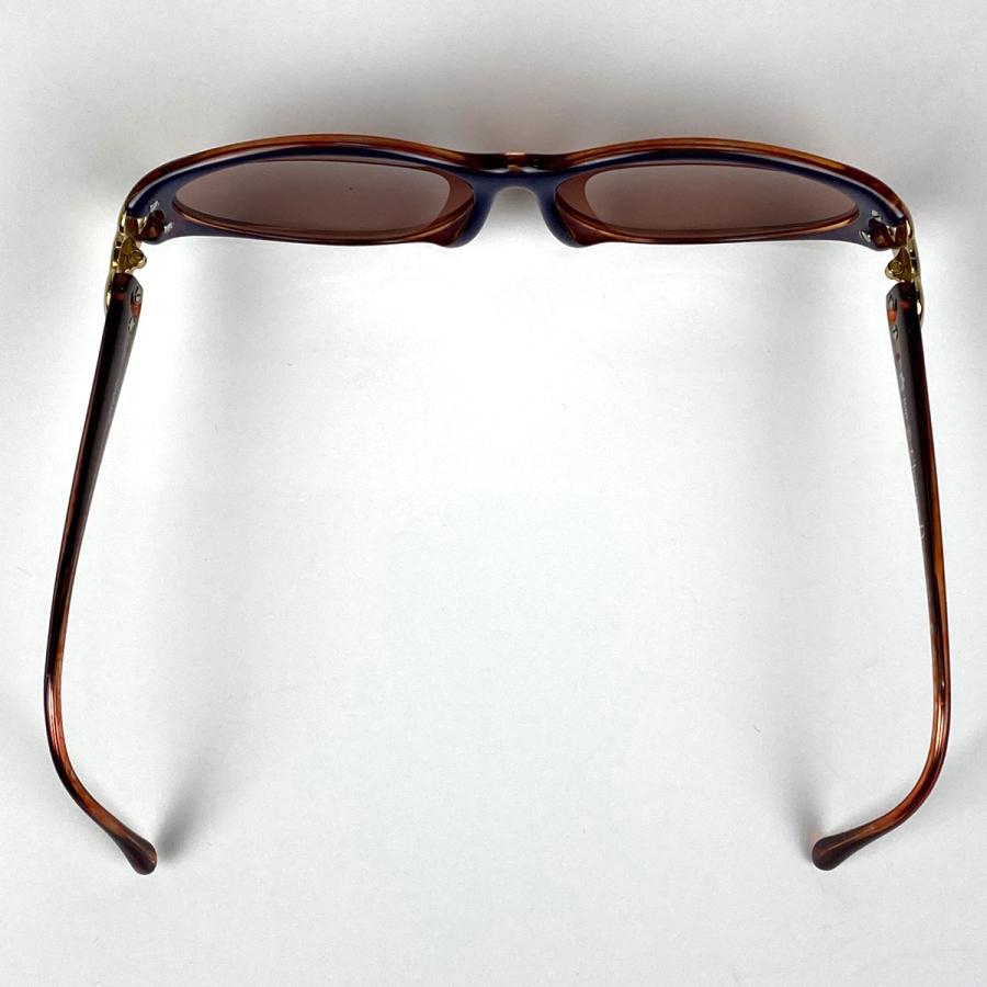 美品✨ 【Christian Dior】ディオール Dロゴ サングラス ブラウン Christian Dior クリスチャンディオール ロゴ サングラス 花柄