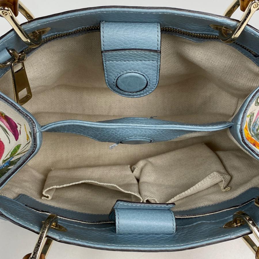 GUCCI（グッチ） バンブー スモール ショッパー ハンドバッグ フローラ