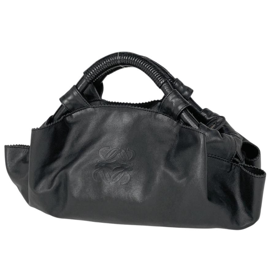 LOEWE（ロエベ） ナッパアイレ 手提げ アナグラム ハンドバッグ レザー