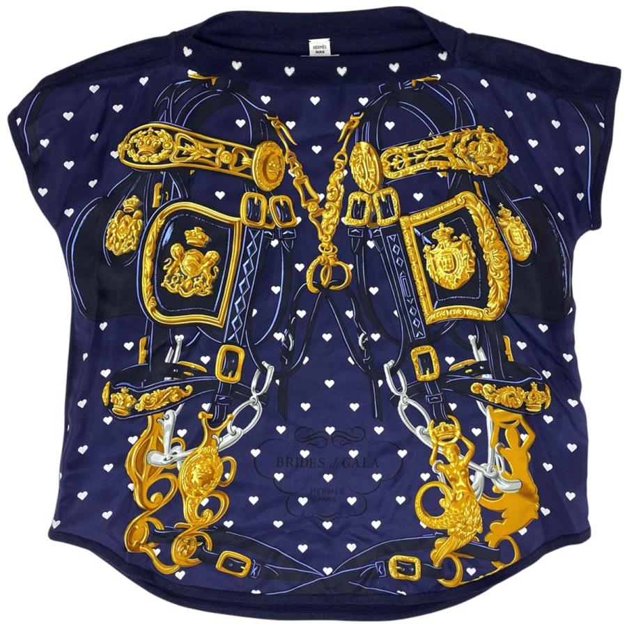 HERMES（エルメス） ニット切り替え カットソー BRIDES de GALA