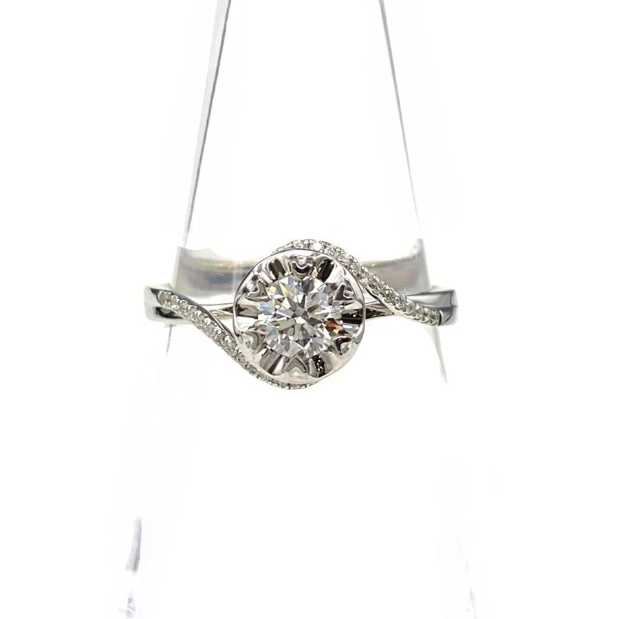 メレダイヤデザインリング　12号　6g ダイヤモンド デザインリング メレダイヤ 指輪 リング 12号 750