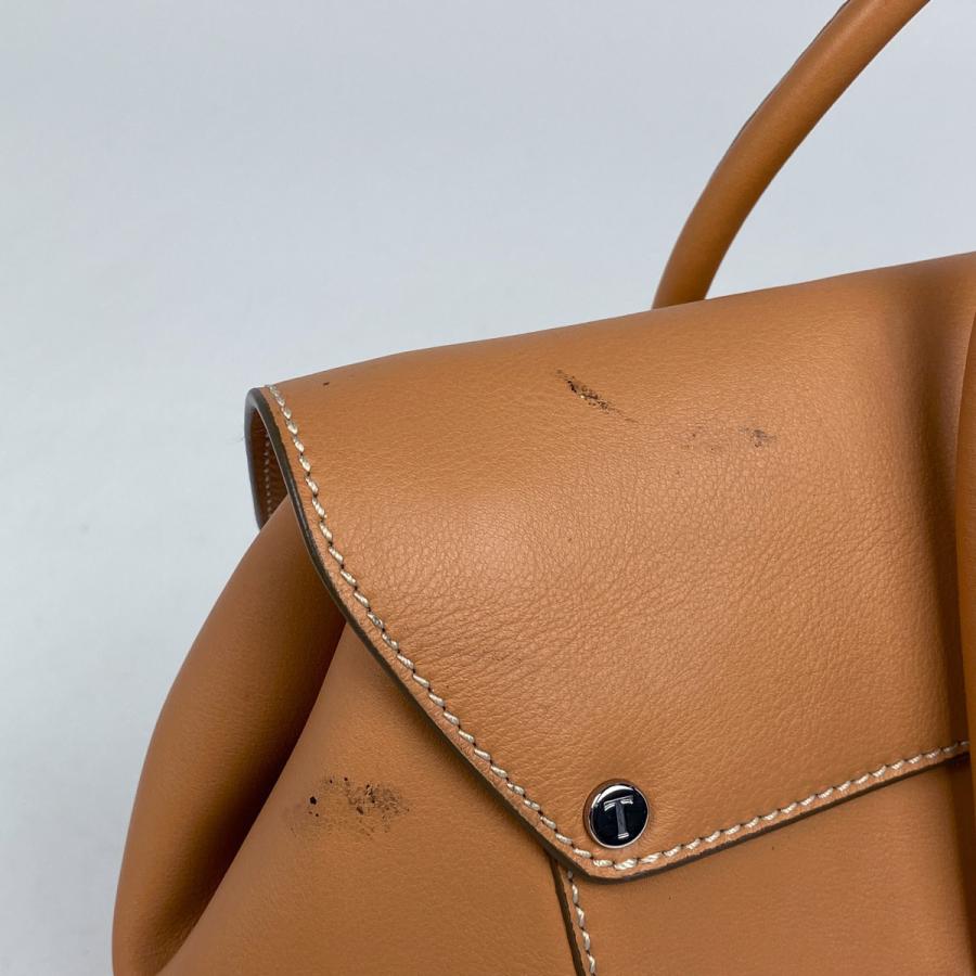 トッズ TOD'S ロゴ ハンドバッグ ショルダーバッグ レザー