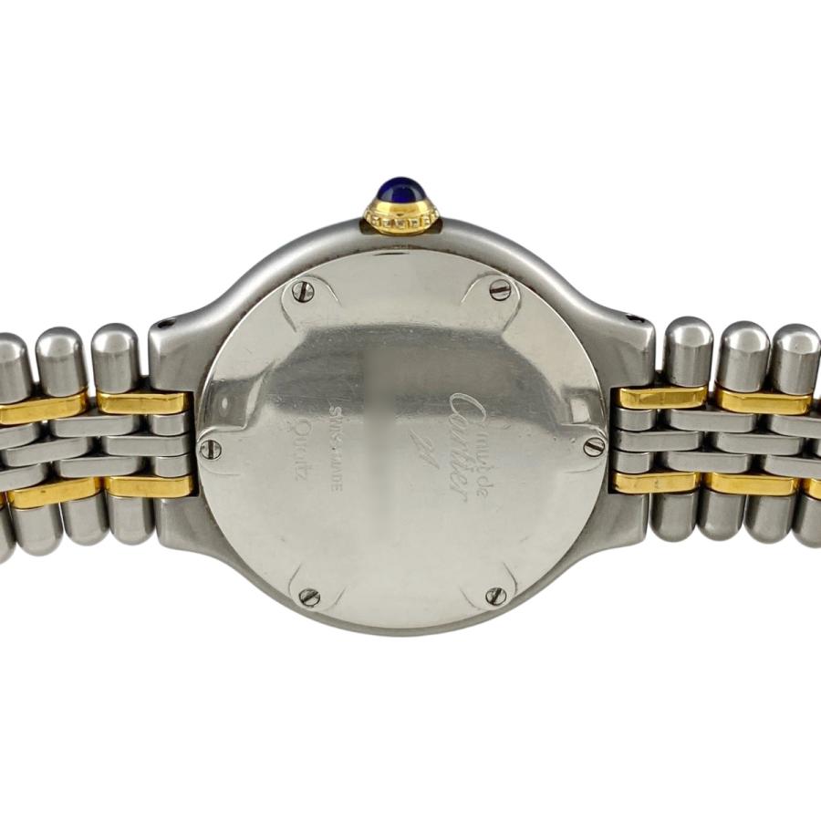 【中古】カルティエ W10051F4 マスト21 SM クォーツ 楽天市場】カルティエ CARTIER W10051F4 マスト21 クォーツ