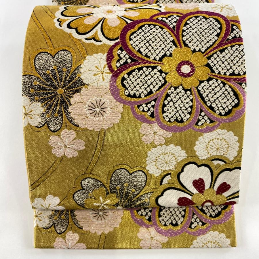 袋帯 美品 秀品 全通 正絹 【】 【公式通販】