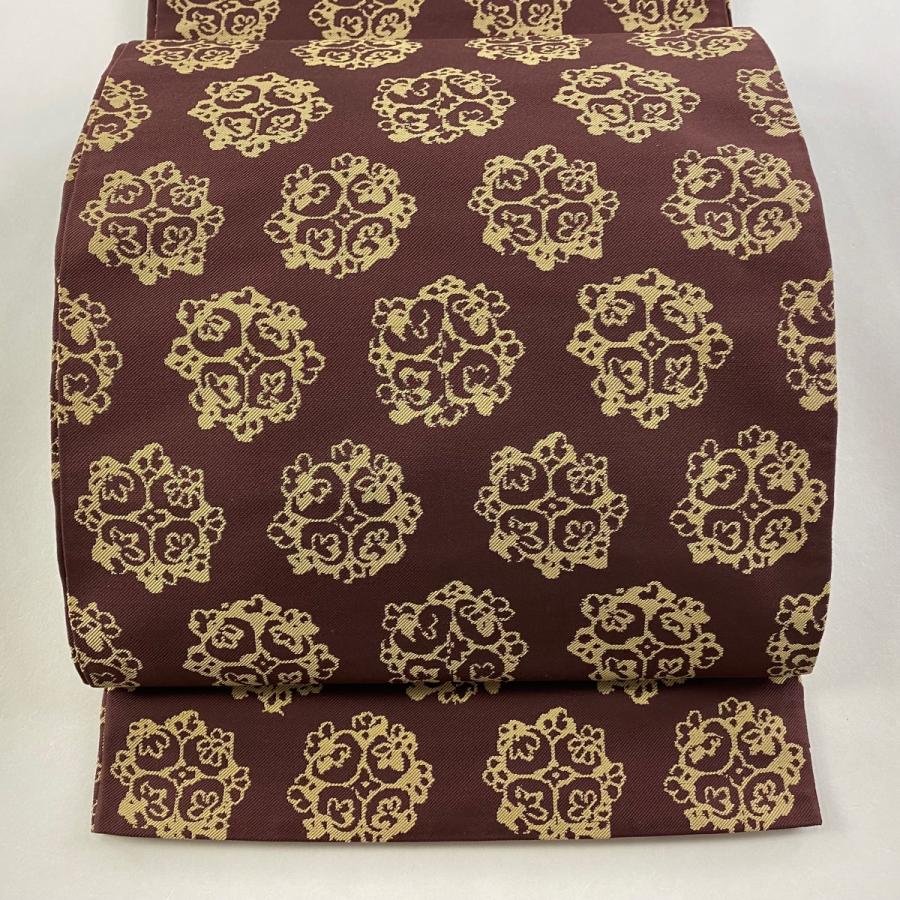 龍村晋 製 袋帯 天平狩猟文錦 正絹 桐箱入り