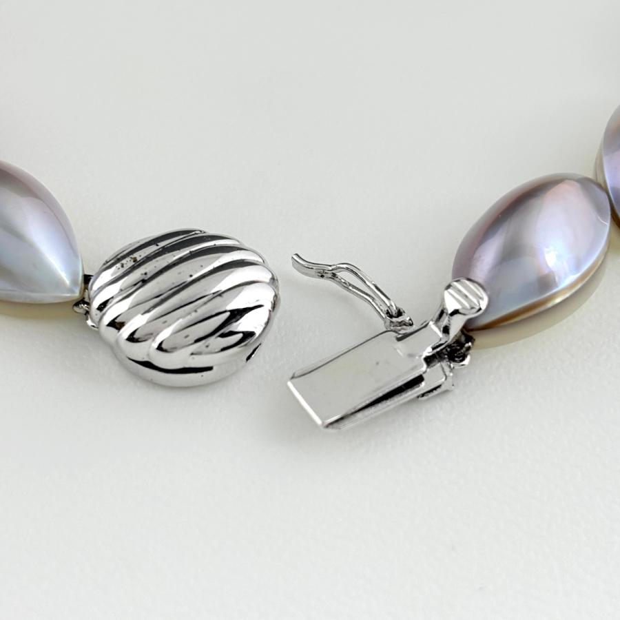 タサキ TASAKI マベパール ネックレス シルバー 真珠 SV パール 