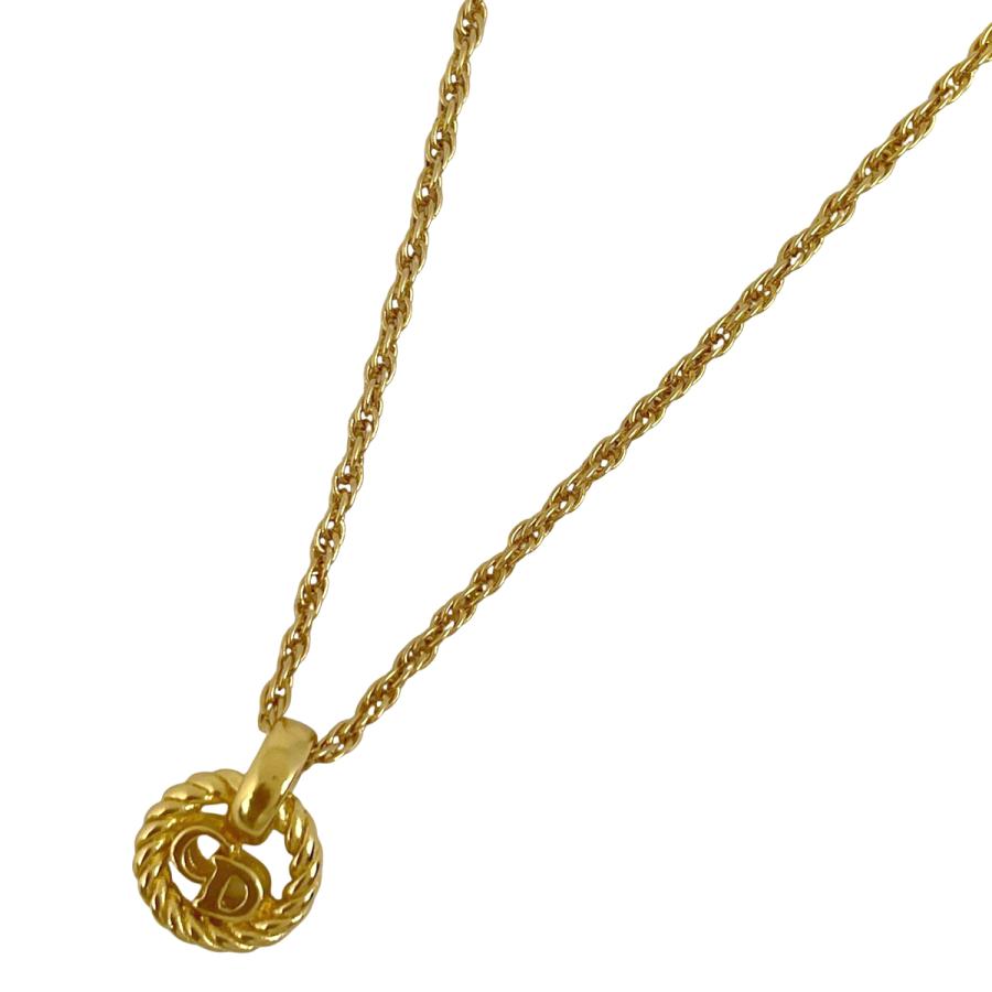 Christian Dior（クリスチャン・ディオール） ロゴ ネックレス