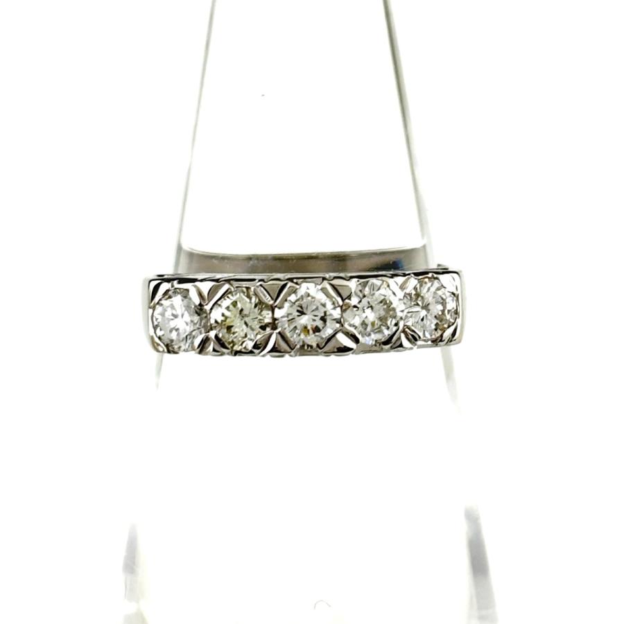 メレダイヤ デザインリング プラチナ 指輪 リング 10号 Pt850