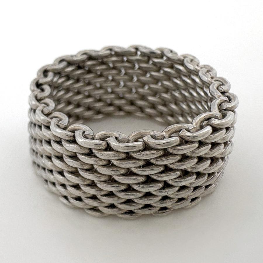 TIFFANY&Co.（ティファニー） サマセット メッシュ リング 指輪 14号