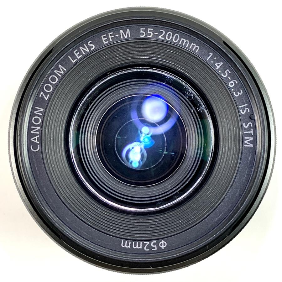 キヤノン Canon EF-M 55-200mm F4.5-6.3 IS STM ブラック 一眼カメラ用 
