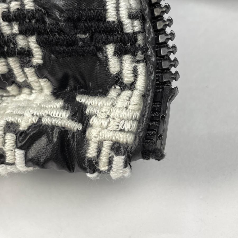 モンクレール MONCLER ERINE ダウンジャケット 2021AW アウター ブラック ホワイト レディース 中古の画像