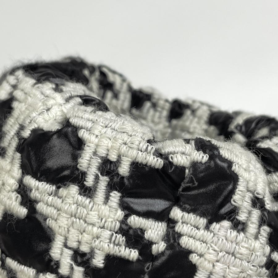 モンクレール MONCLER ERINE ダウンジャケット 2021AW アウター ブラック ホワイト レディース 中古の画像