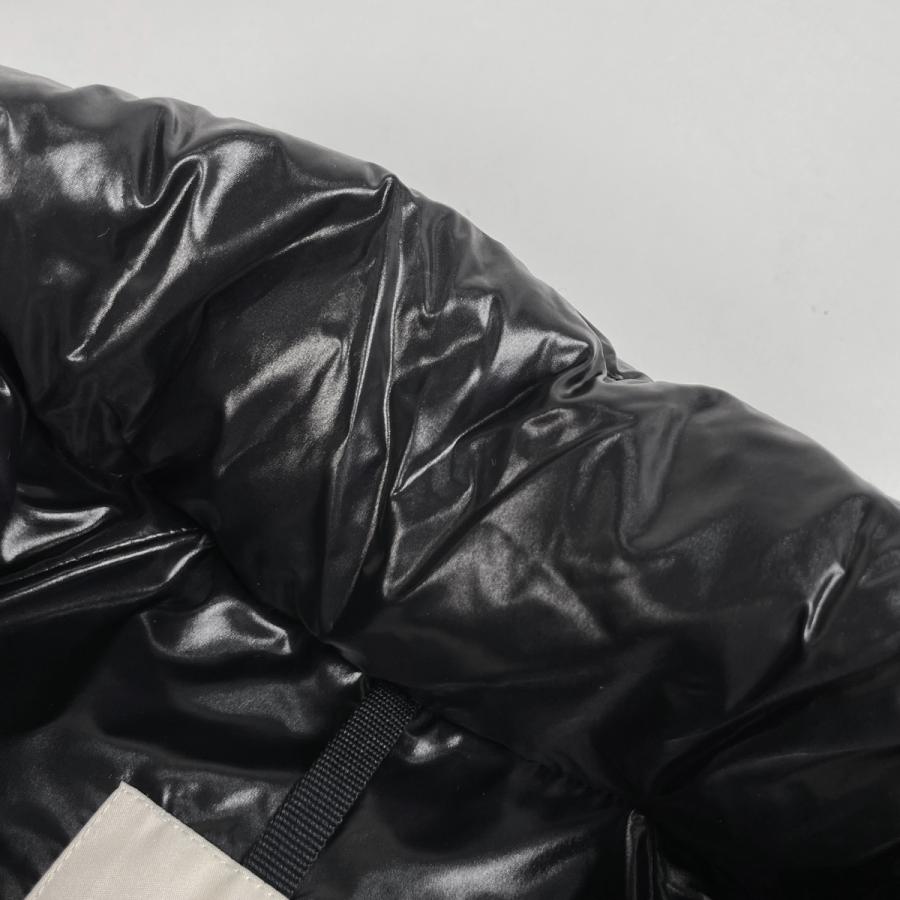モンクレール MONCLER ERINE ダウンジャケット 2021AW アウター ブラック ホワイト レディース 中古の画像