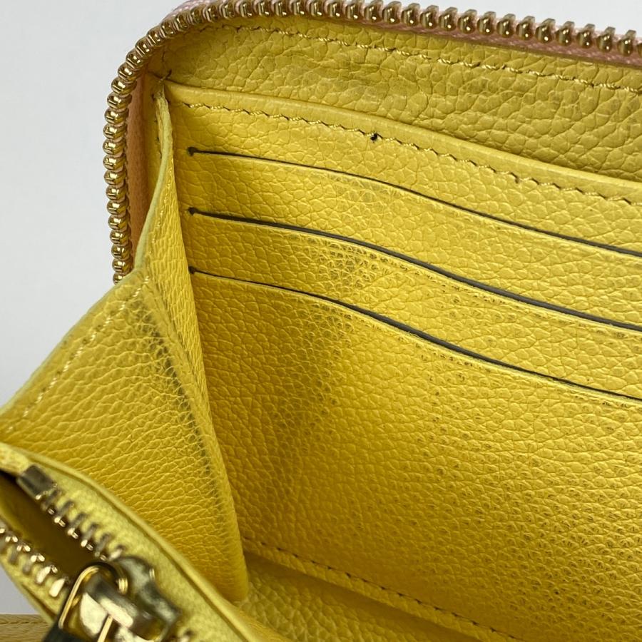 【極美品】ルイヴィトン ジッピーウォレット エピ ラウンドファスナー イエロー LOUIS VUITTON（ルイ・ヴィトン） ジッピーウォレット ラウンド