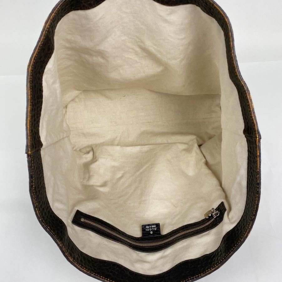 GUCCI（グッチ） ロゴ トートバッグ ハンドバッグ トートバッグ レザー
