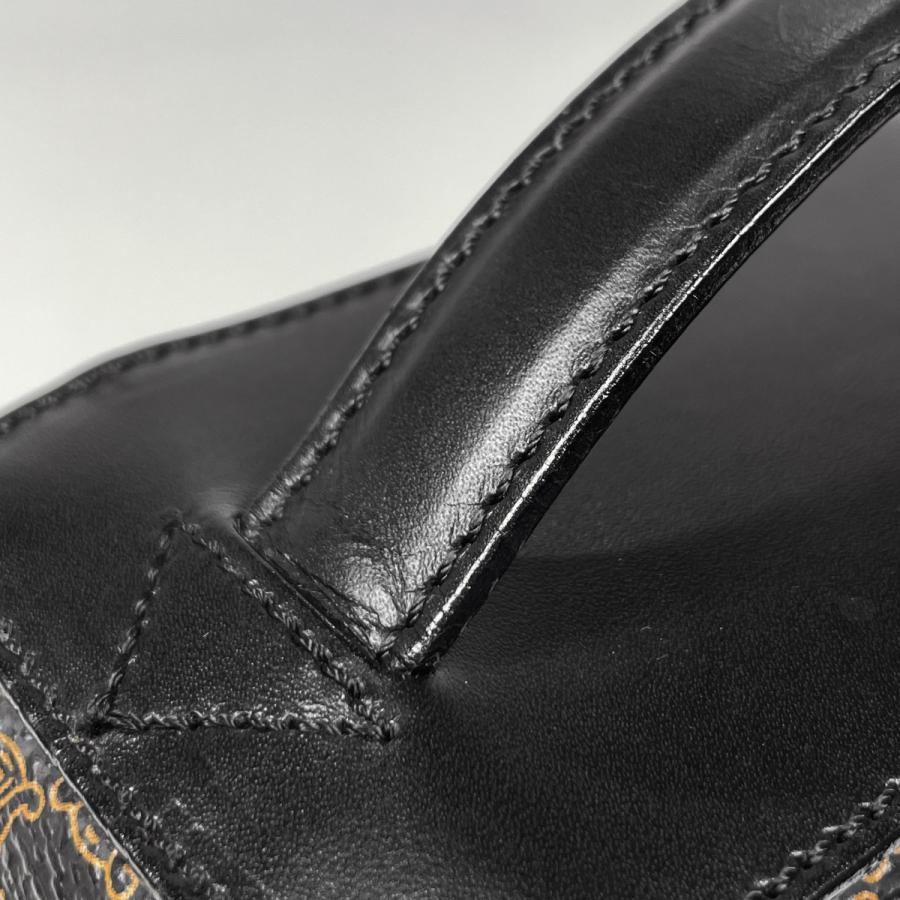 CELINE（セリーヌ） マカダム柄 バニティ バッグ ハンドバッグ メイク
