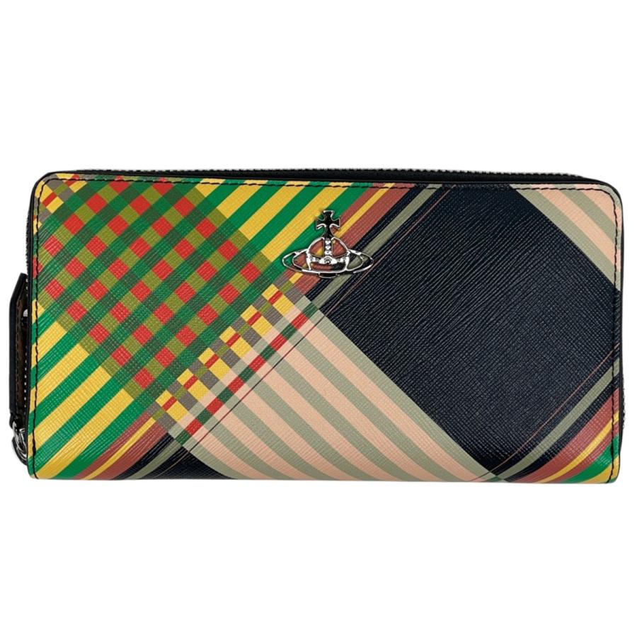 ヴィヴィアンウエストウッド コンバット タータン 長財布 レディース 【中古】 Vivienne Westwood（ヴィヴィアンウエストウッド） コンバット