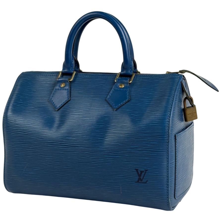 良品  ルイヴィトン スピーディー25 トレドブルー エピ M43015 LOUIS VUITTON（ルイ・ヴィトン） スピーディ25 ハンドバッグ エピ