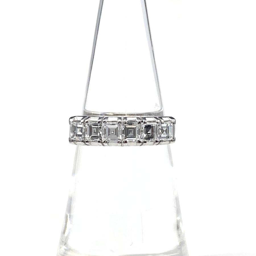 ３連メレダイヤモンド　プラチナ900 サイズ10号 メレダイヤ デザインリング プラチナ 指輪 リング 10号 Pt900