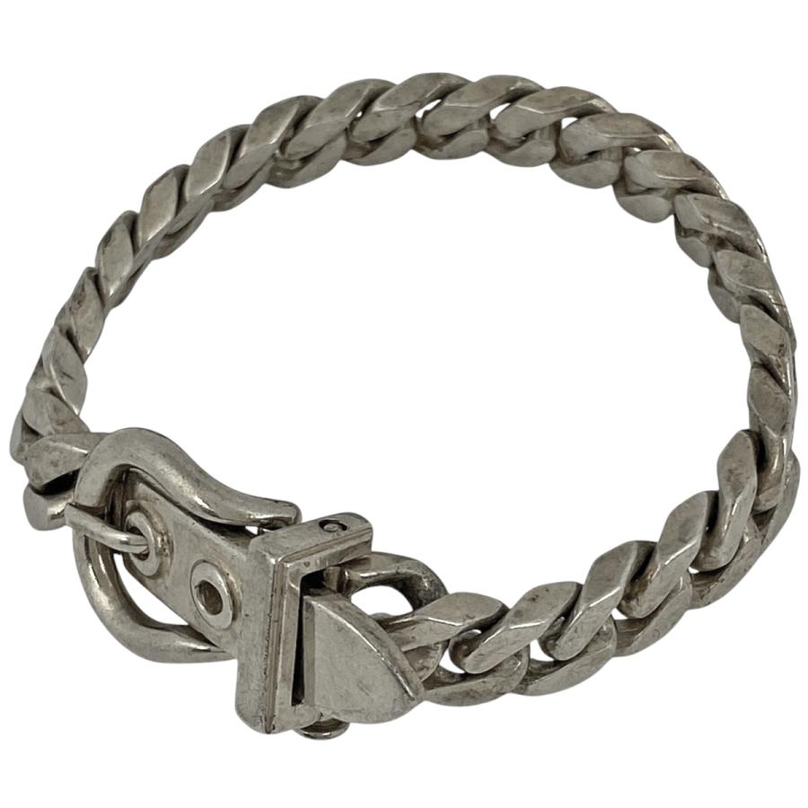 HERMES（エルメス） ブックルセリエ ブレスレット 腕輪 ベルトモチーフ